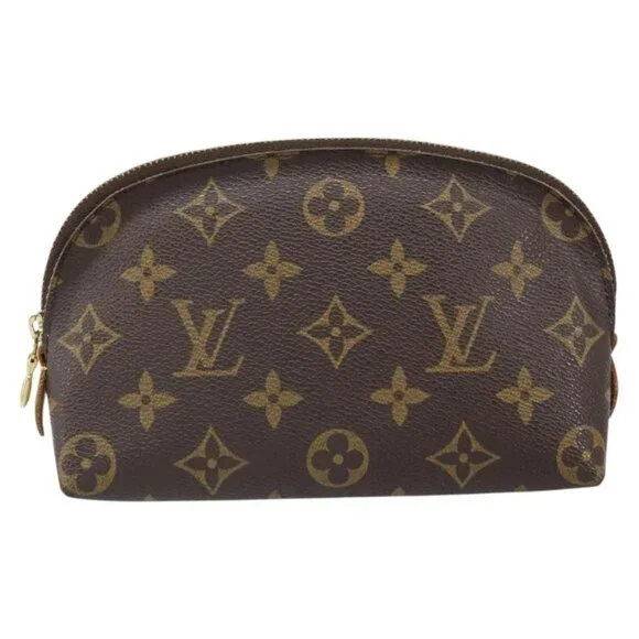 Authentic LOUIS VUITTON Monogram Pochette Cosmetic PM Pouch bst252-022826 - Picture 2 of 16